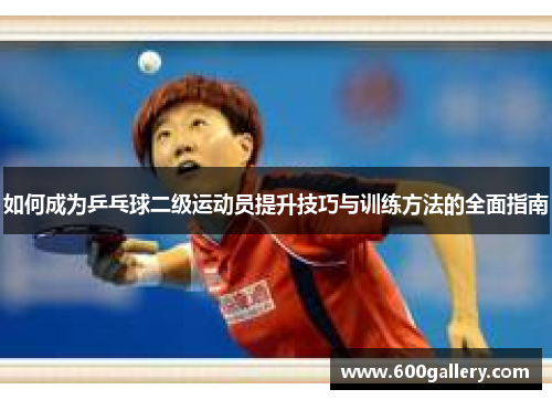 如何成为乒乓球二级运动员提升技巧与训练方法的全面指南